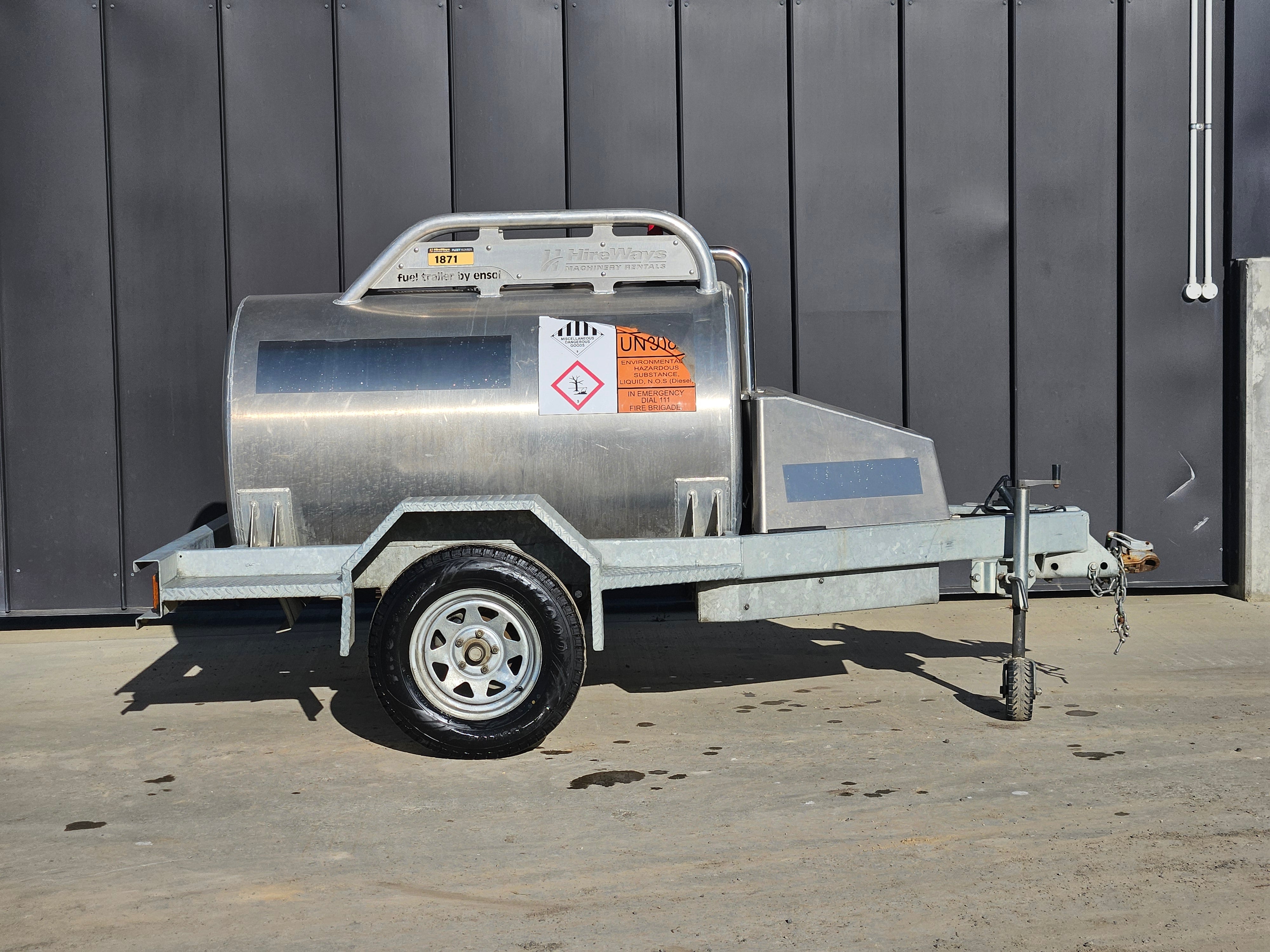2021 Ensol 1100L Diesel Trailer