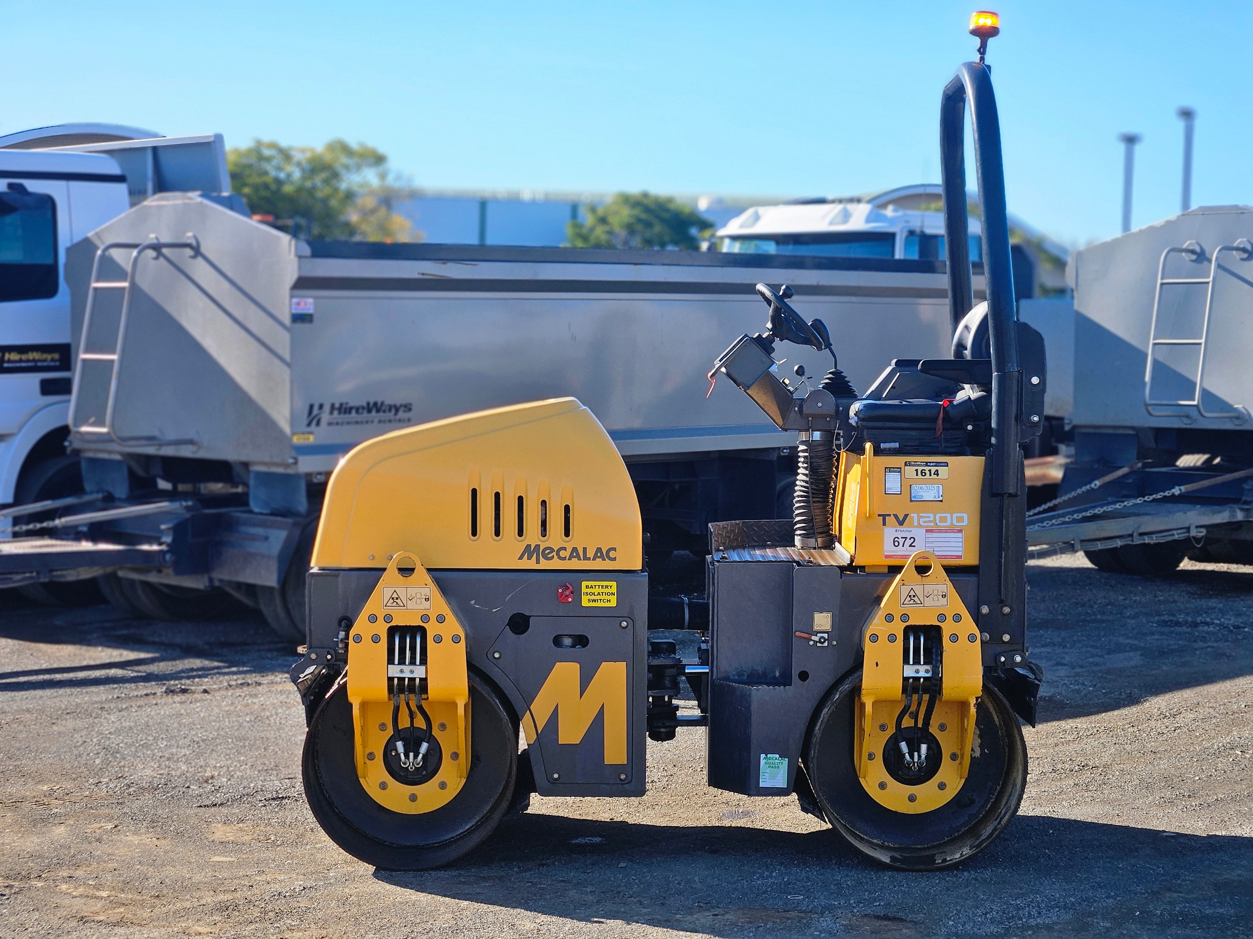 2020 Mecalac TV1200 Double Drum Roller