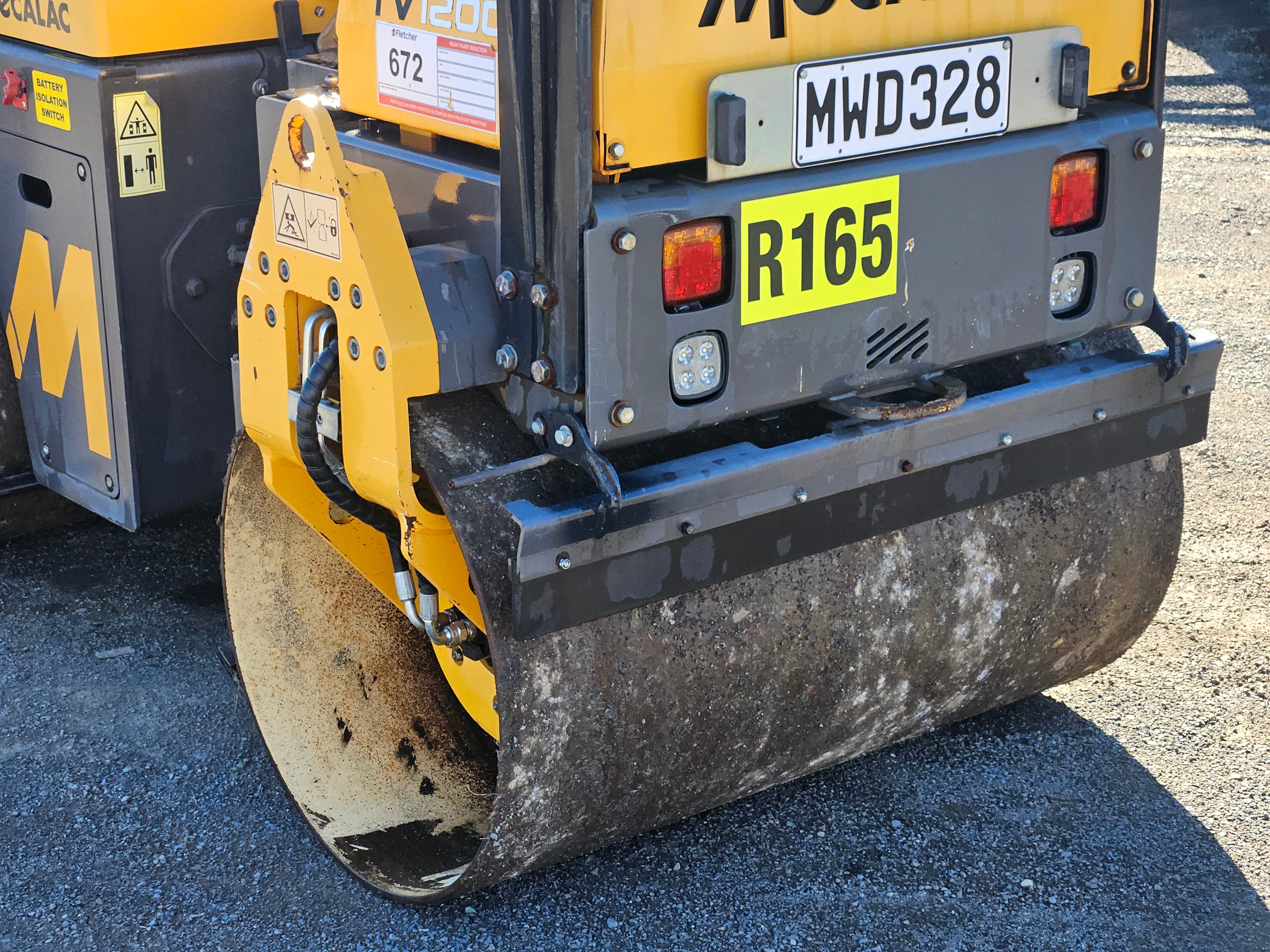 2020 Mecalac TV1200 Double Drum Roller