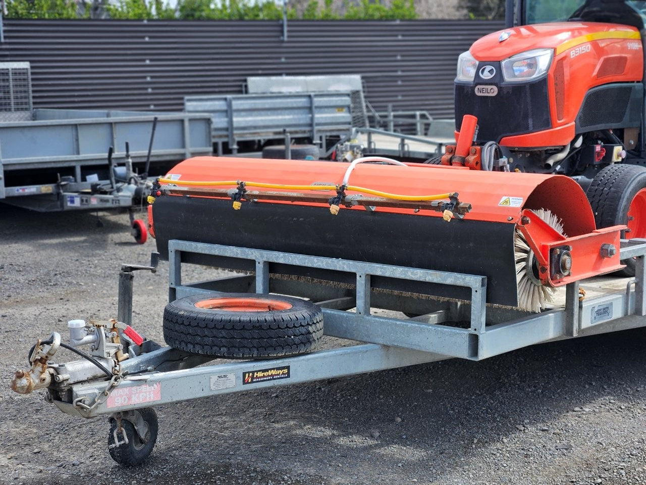 2020 Neilo B3150 Tractor Broom & Trailer