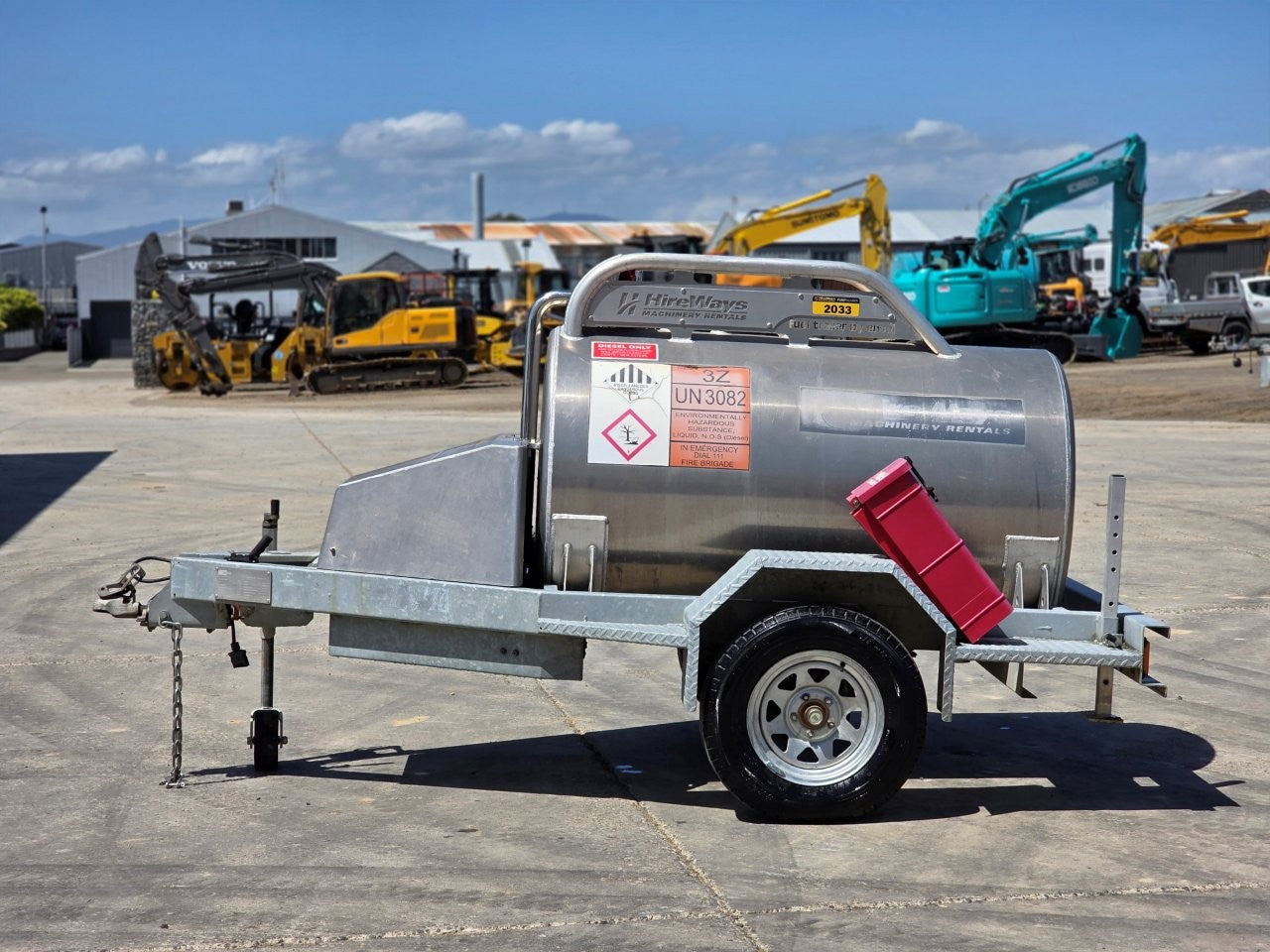 2021 Ensol Diesel Trailer 1100Ltr