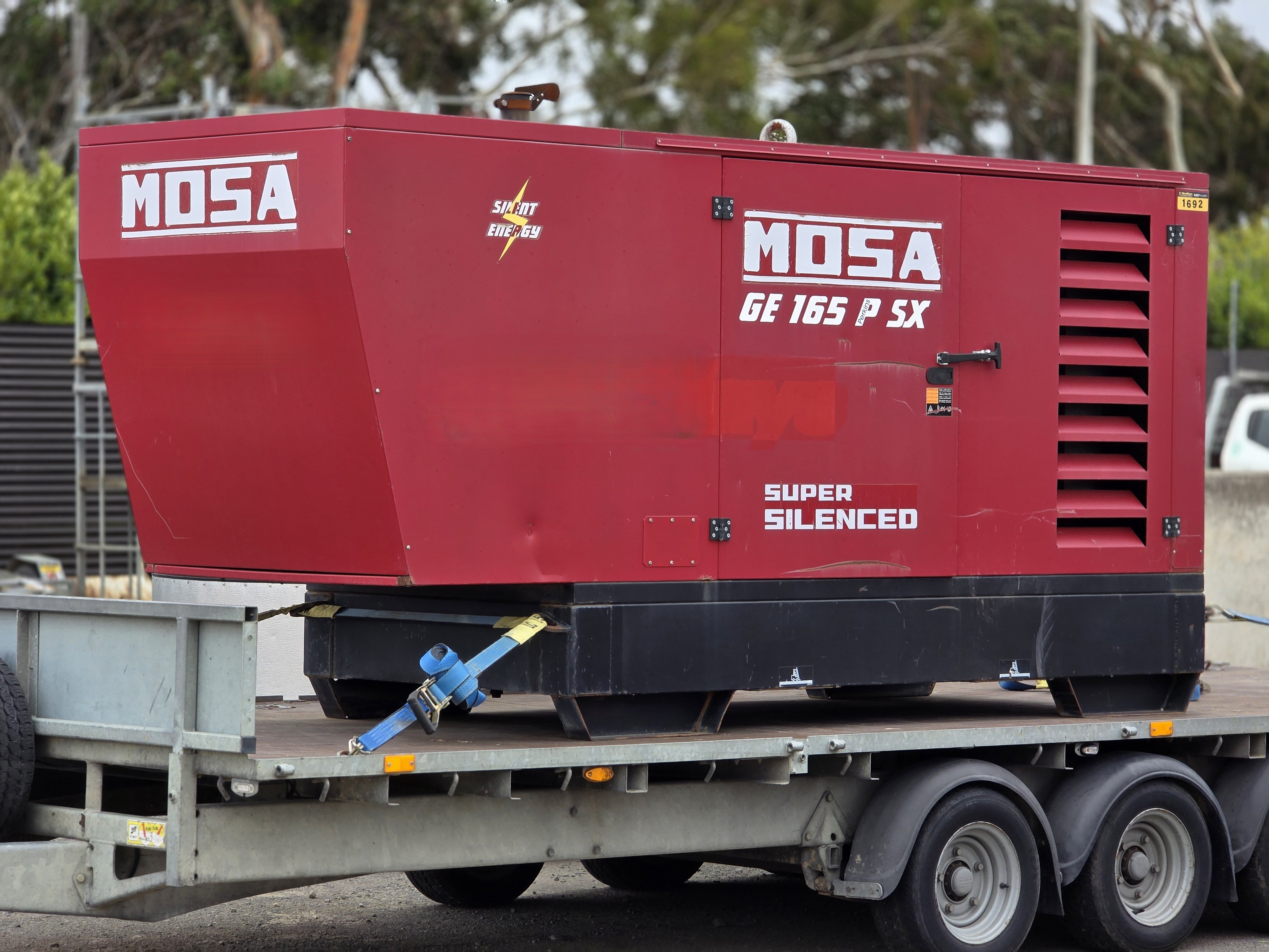 2016 MOSA GE 165 PSX Generator & Auto Transfer Unit