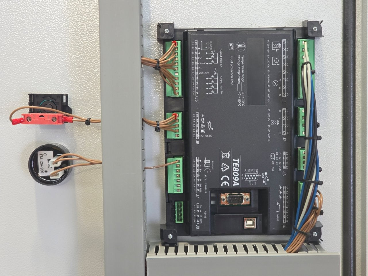 2016 MOSA GE 165 PSX Generator & Auto Transfer Unit