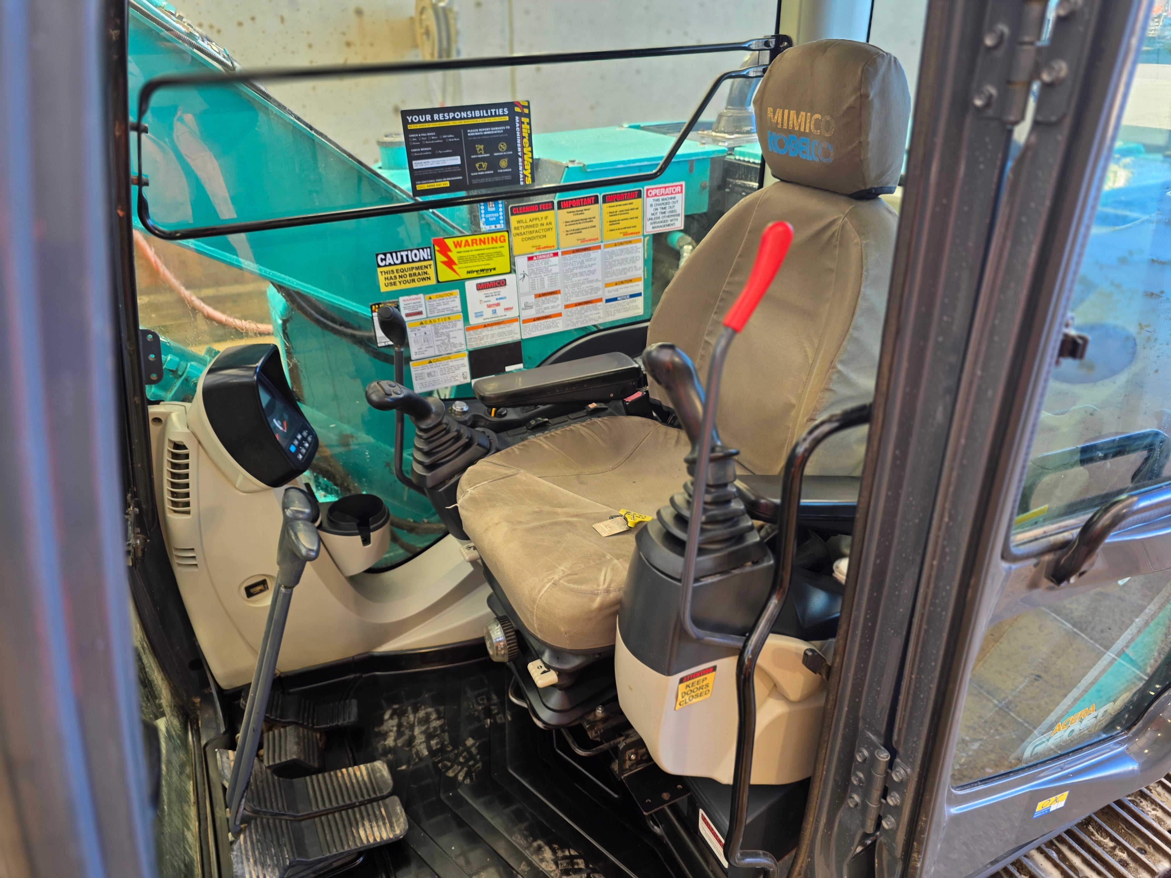 2017 Kobelco SK75SR Excavator