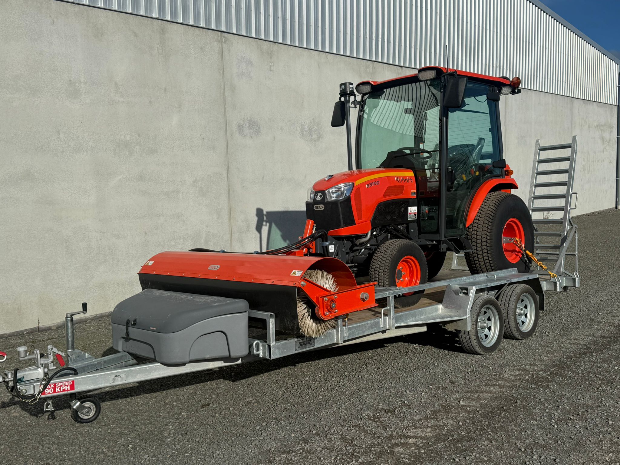 2023 Neilo B3150 Broom and Trailer