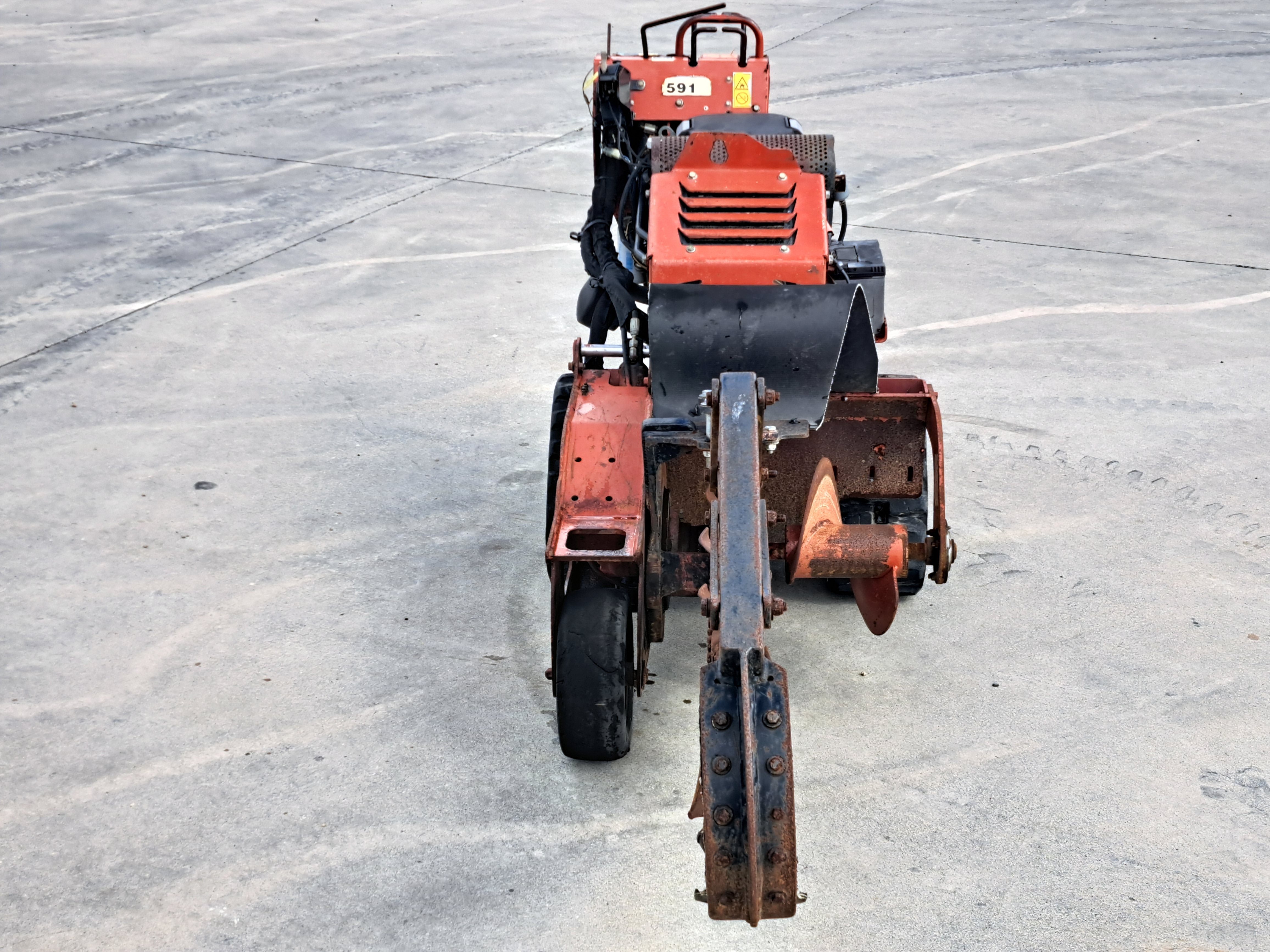 2011 Ditch Witch RT24 Trencher and Trailer