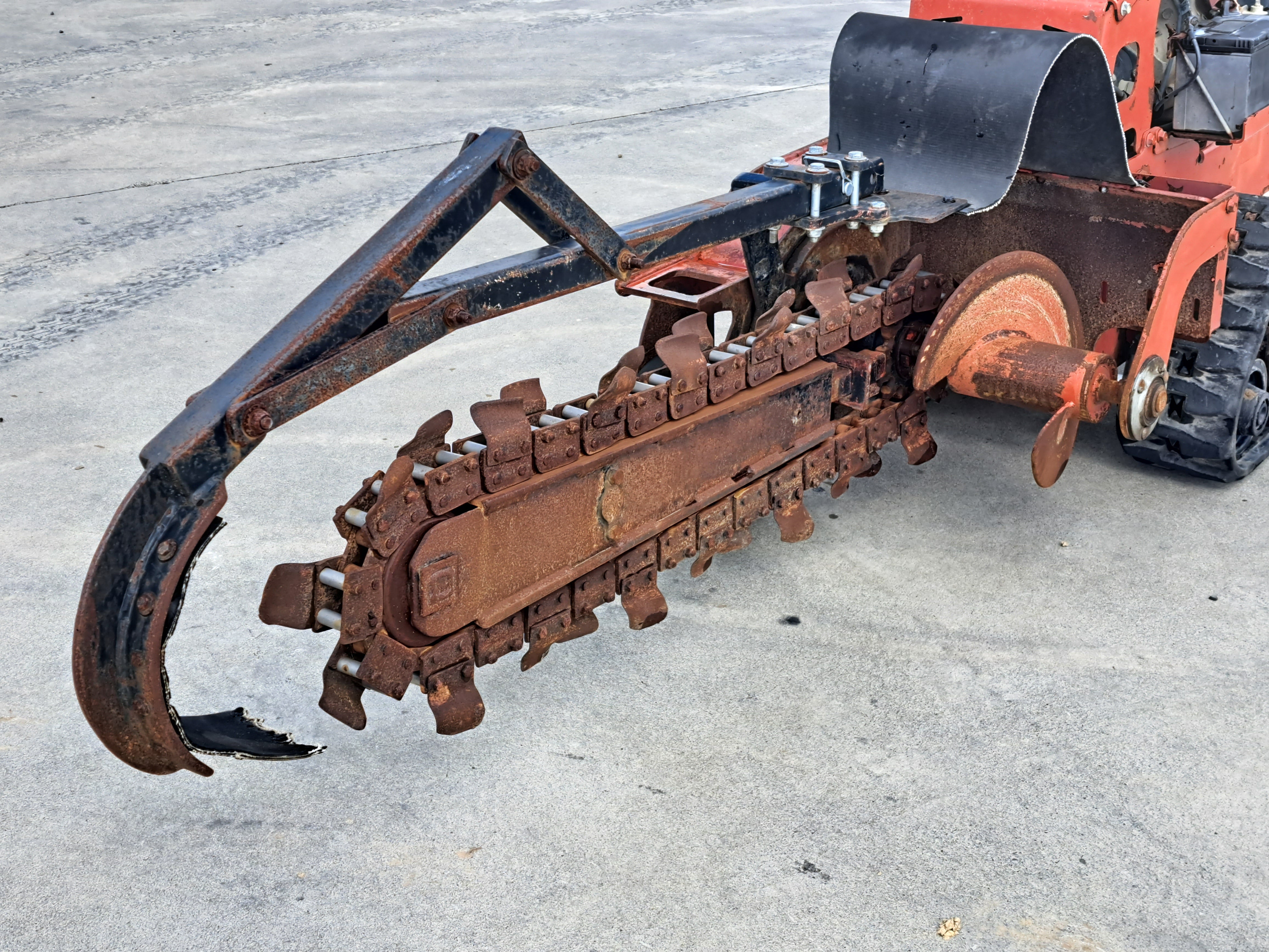 2011 Ditch Witch RT24 Trencher and Trailer