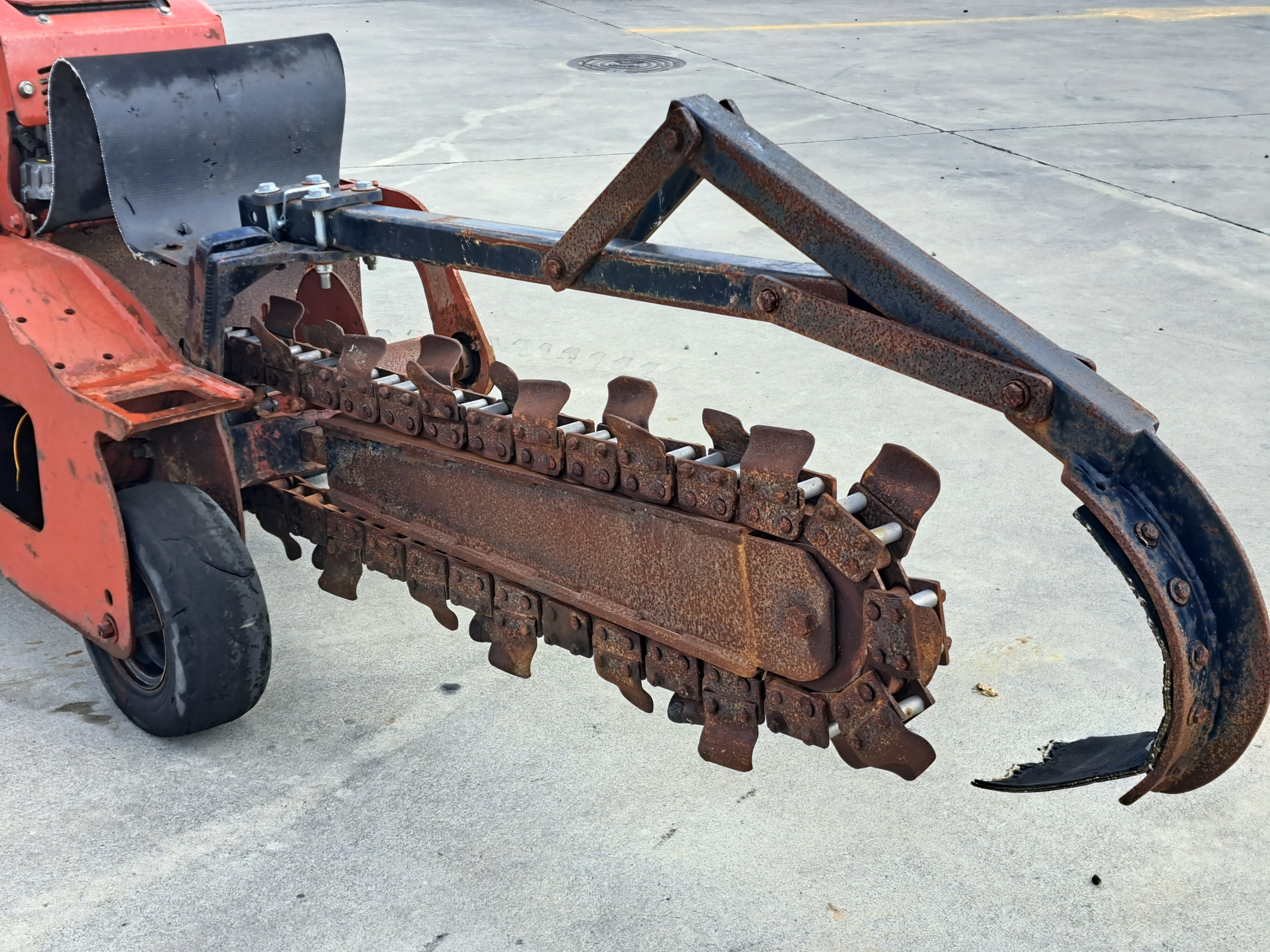 2011 Ditch Witch RT24 Trencher and Trailer