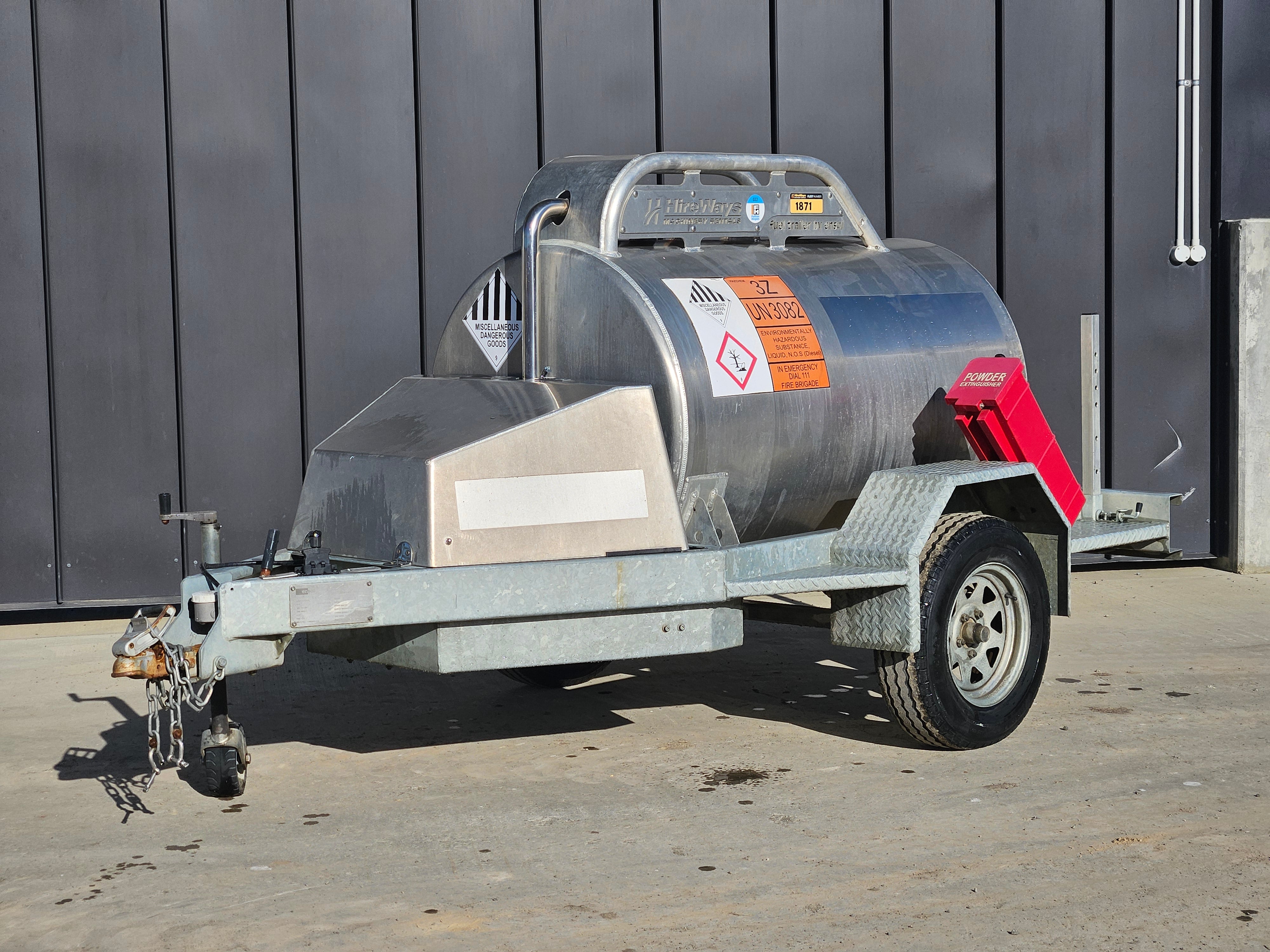 2021 Ensol 1100L Diesel Trailer