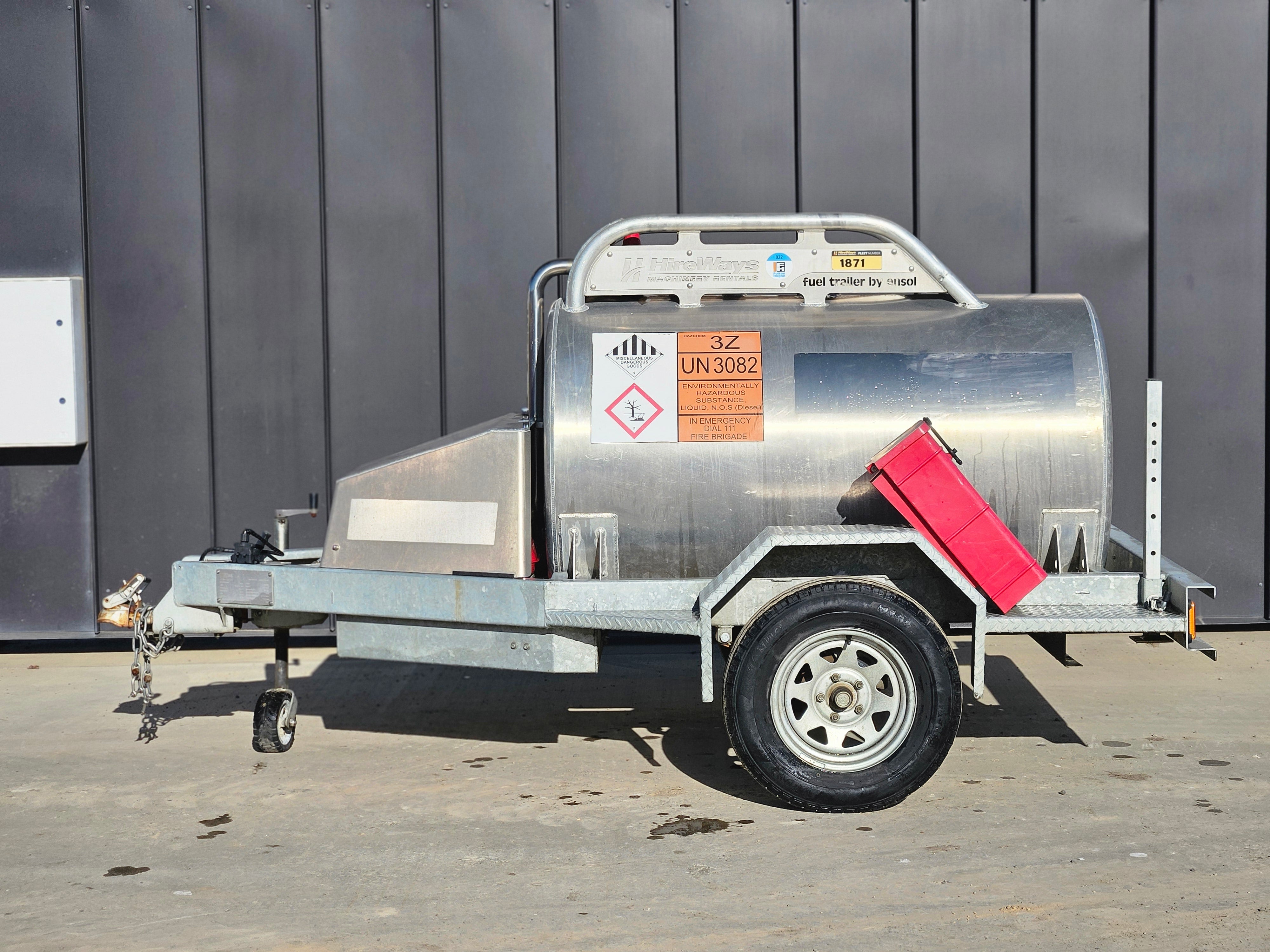 2021 Ensol 1100L Diesel Trailer