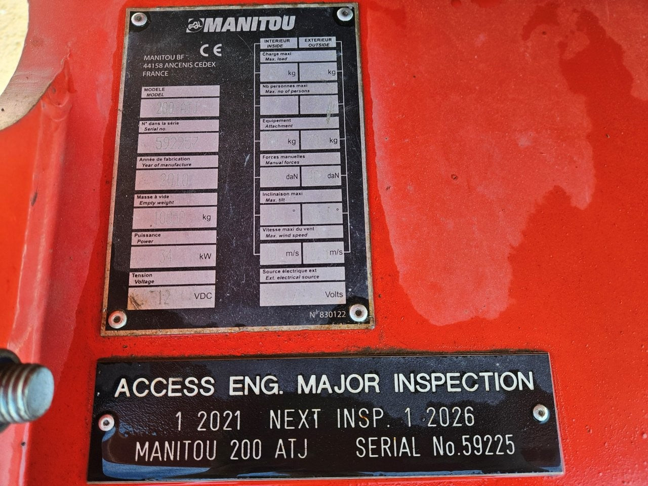 2010 Manitou 200ATJ Knuckle Boom