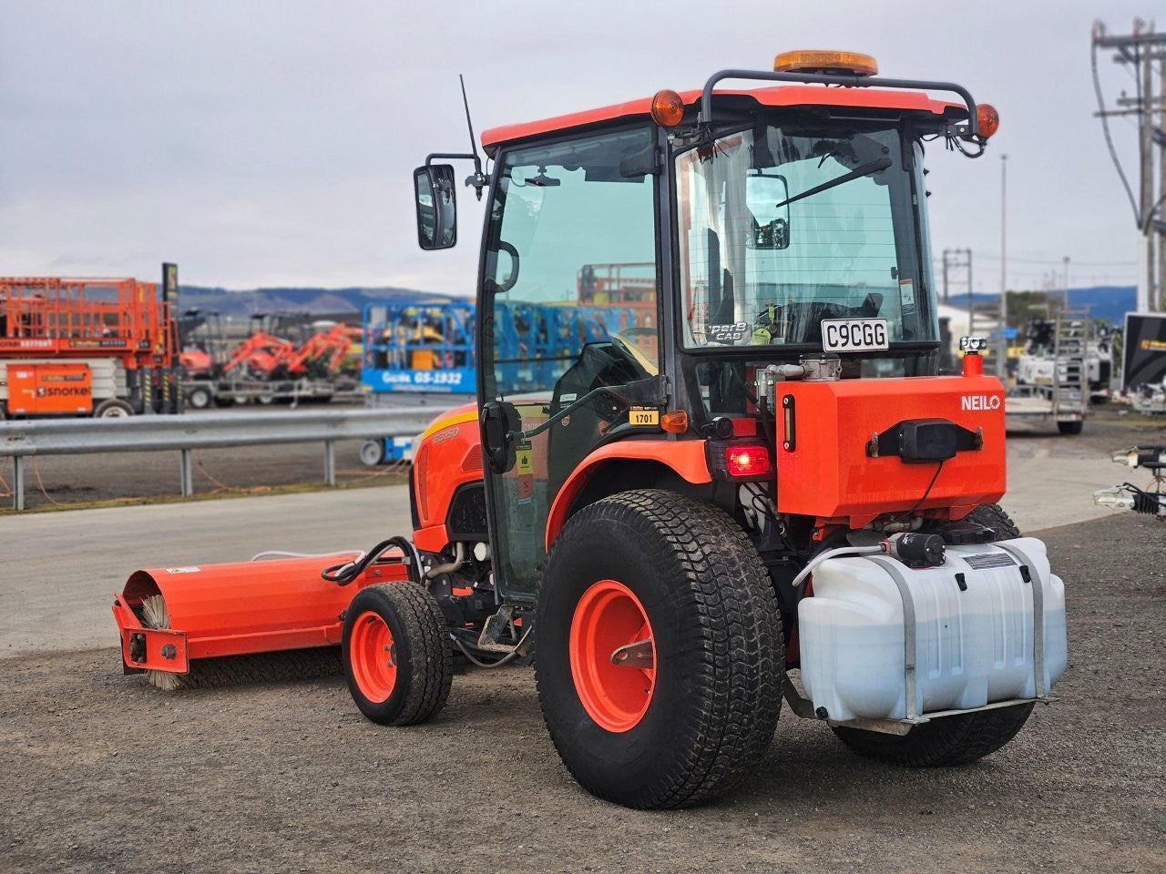 2020 Neilo B3150 Tractor Broom & Trailer