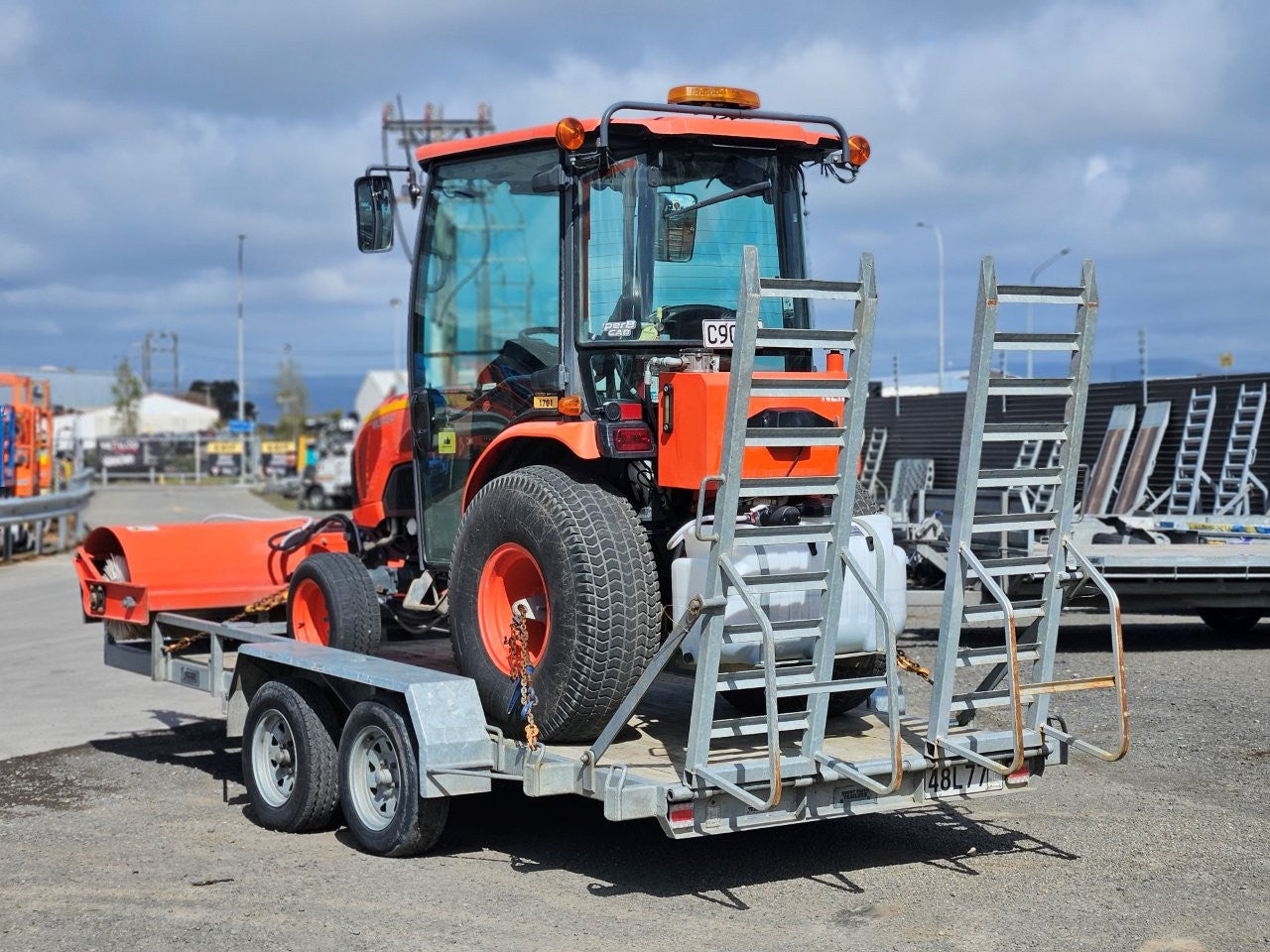 2020 Neilo B3150 Tractor Broom & Trailer