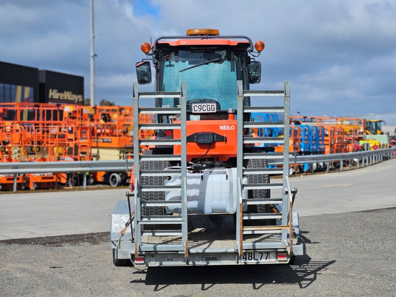 2020 Neilo B3150 Tractor Broom & Trailer