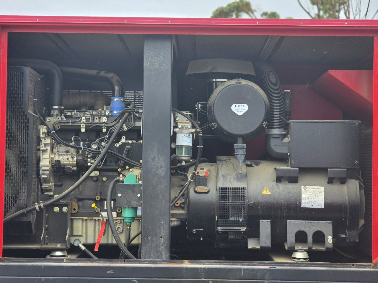 2016 MOSA GE 165 PSX Generator & Auto Transfer Unit