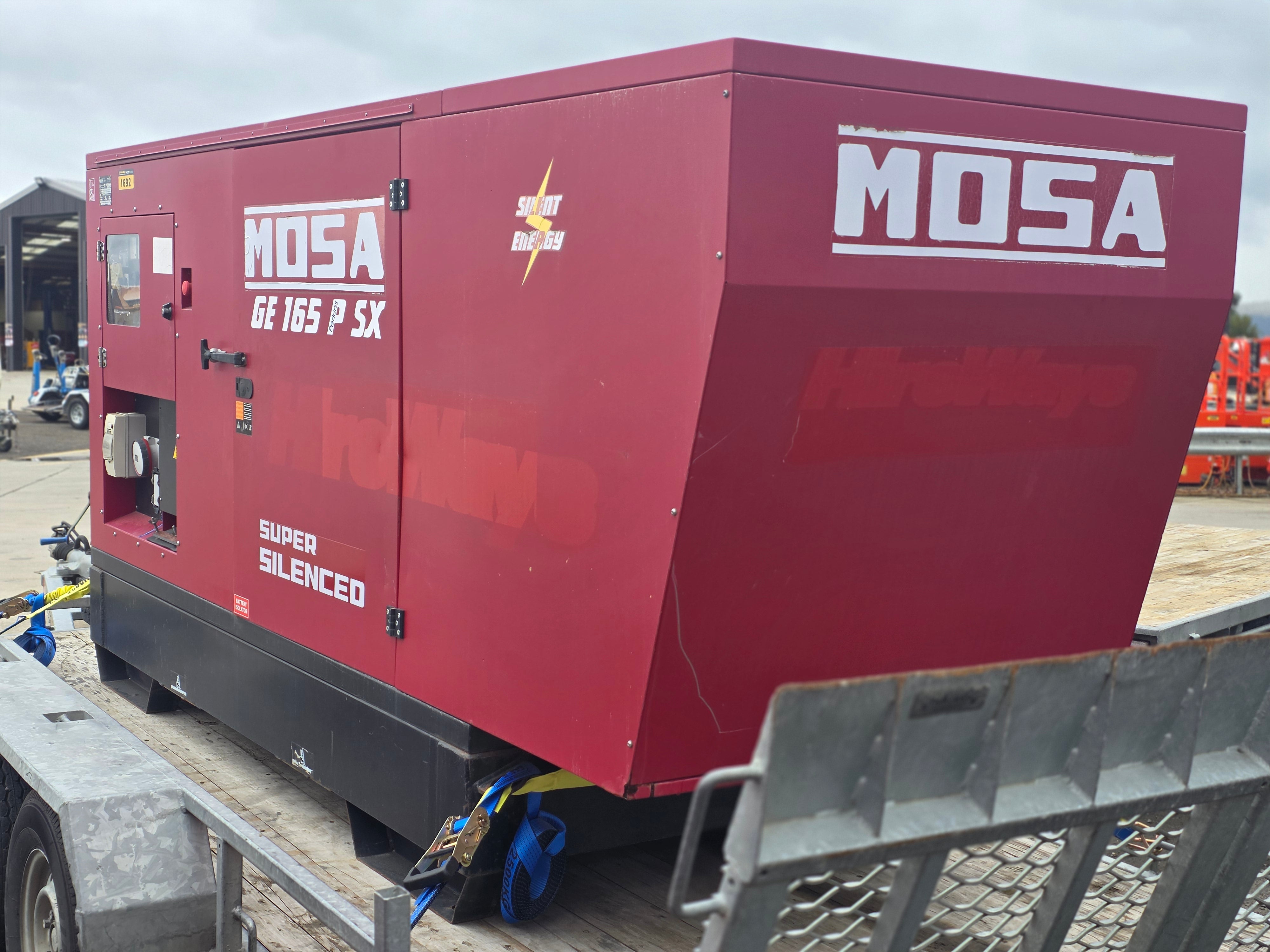 2016 MOSA GE 165 PSX Generator & Auto Transfer Unit