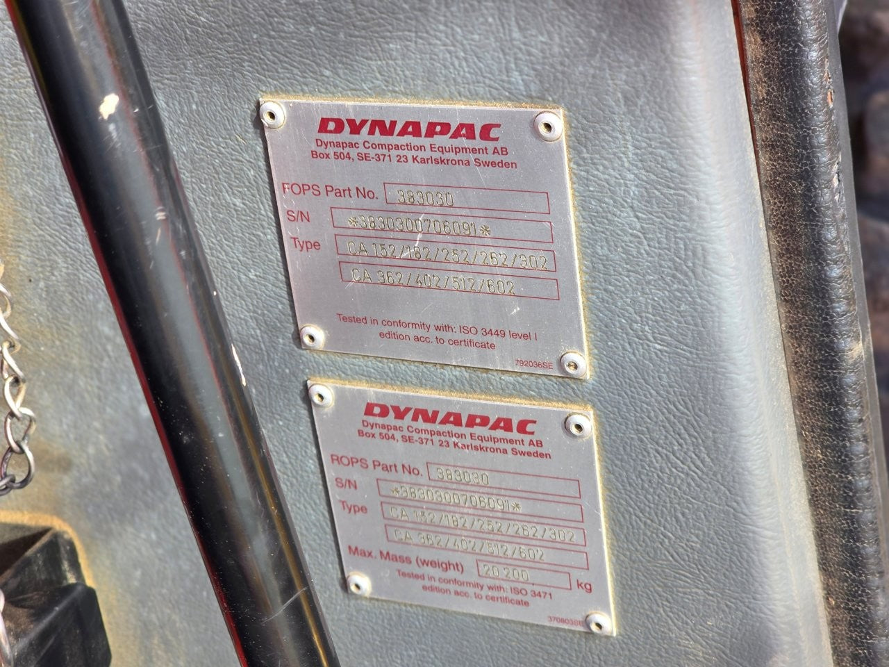 2007 Dynapac CA152PD Padfoot Roller