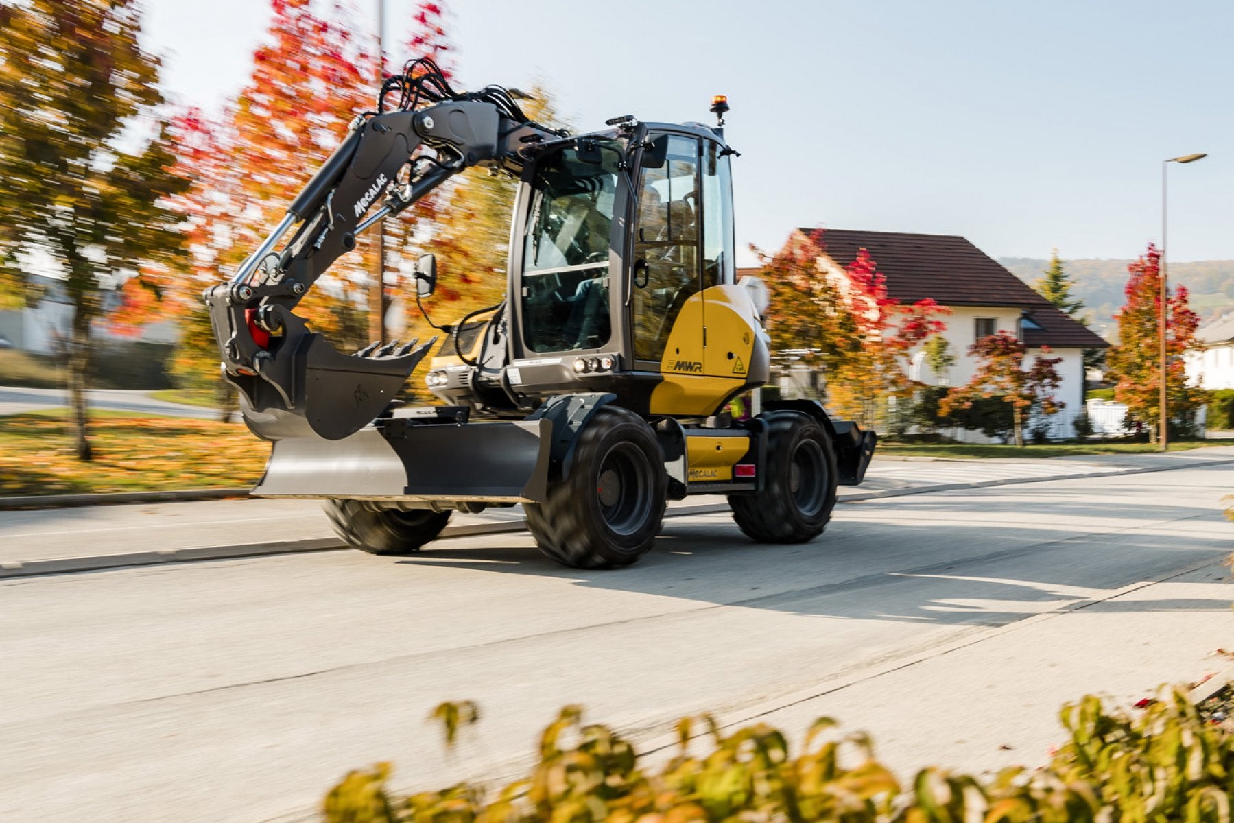 Mecalac 9MWR Wheeled Excavator